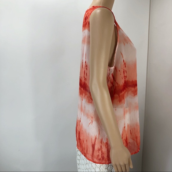 Violet + Claire large orange blouse (#27) - Picture 4 of 8